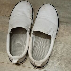 Classic White Slip-On Sneakers